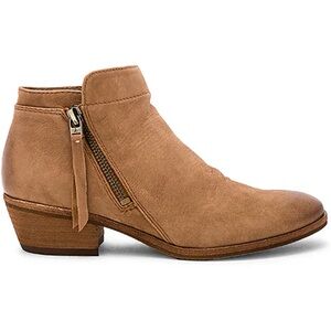 Sam Edelman Packer Ankle Bootie Deep Saddle Leather Low Heel Size 6